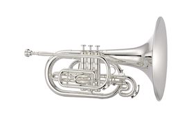 JUPITER - JMP1101MS MARCHINGMELLOPHONE IN F VERZILVERD QUANTUM MARK II